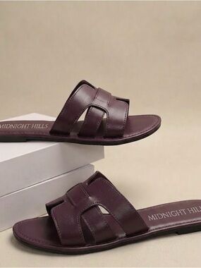 Women's Plum Slide Sandals